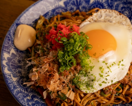 Pork yakisoba